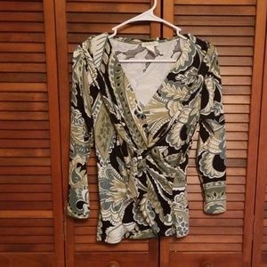 Harolds faux wrap top